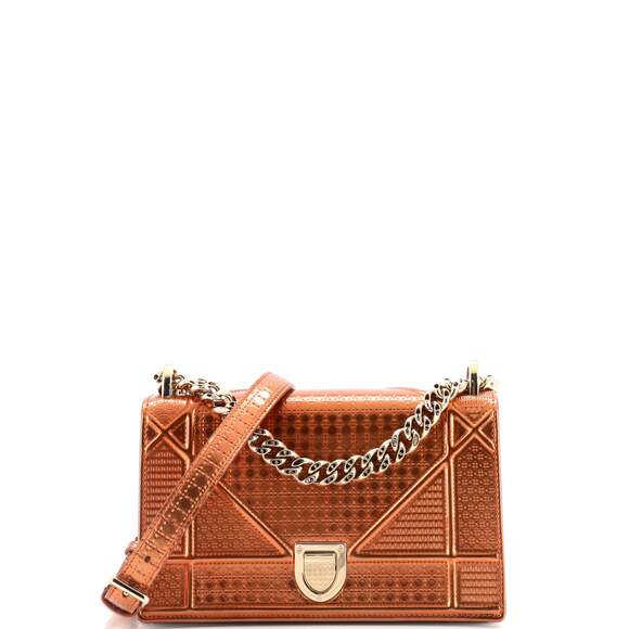 Christian Dior Diorama Flap Bag Cannage #183853C10B - Picture 1 of 8